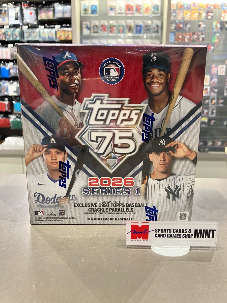 2/19新入荷商品】 MLB 2026 TOPPS SERIES 1 BASEBALL MEGA BOX