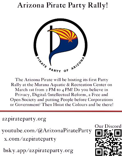 Arizona Pirate Party tweet media
