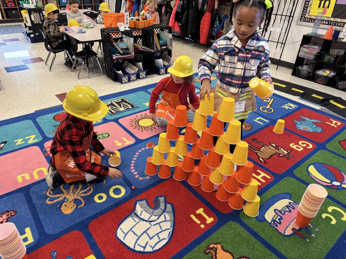 Building a tower with 100 cups! #SCEsoars