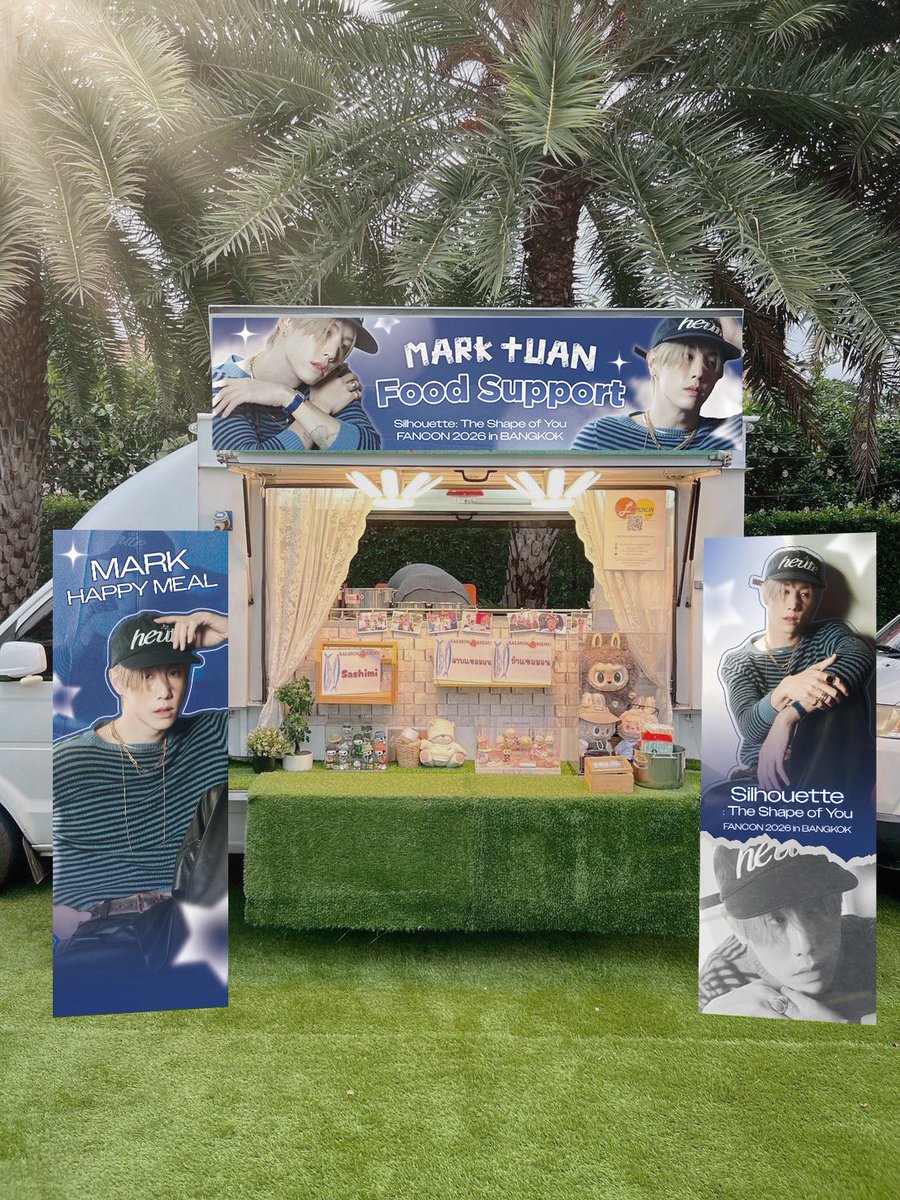 รถ Food Truck สำหรับคุณมาร์ค ต้วน และ ทีมงาน ในวันที่ 1-03-2026🫶🙌🏻🇹🇭

#MarkTuanFanconBKK2026 
Impact Arena Bangkok

Supported by ร้านละมุนลิ้น <a href="/lamunlin1988/">Lamunlin1988 Foodtruck Foodsupport Thailand</a> 🙏

Cr.design  by <a href="/bxhps/">bi ﾉ♡</a> 🙏