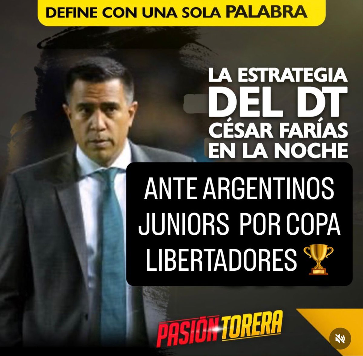 Fin del partido. 

#BSC 0-1 #ArgentinosJuniors 

Define en una sola palabra la estrategia del DT César Farías en esta noche en el estadio Monumental 🏟️ 

⬇️⬇️⬇️⬇️⬇️⬇️