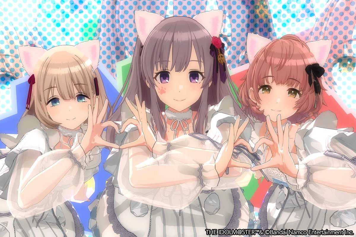 #にゃんにゃんにゃんの日 クイズ🐾
こちらの3人の共通点はなんでしょう～？

#シャニソン #猫の日