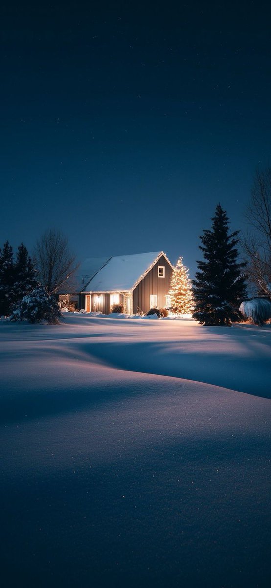 purenature_1's tweet image. Cozy winter night 🌃#WinterWonderland
