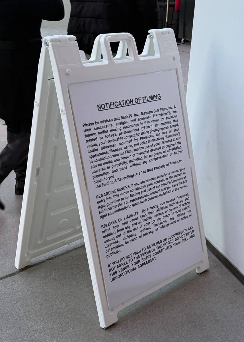 Lady Gaga will be taping The MAYHEM Ball in LA, according to notices spotted around Kia Forum.