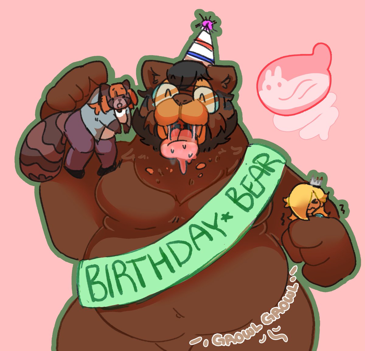 SquishyBear18's tweet photo. On my birthday, it's only fair that I'm the one who gets to do all the eating....
A wonderful gift from my very awesome friend @teknyan !!!! THANK YOU!!!!! https://t.co/csVCYZCVyN