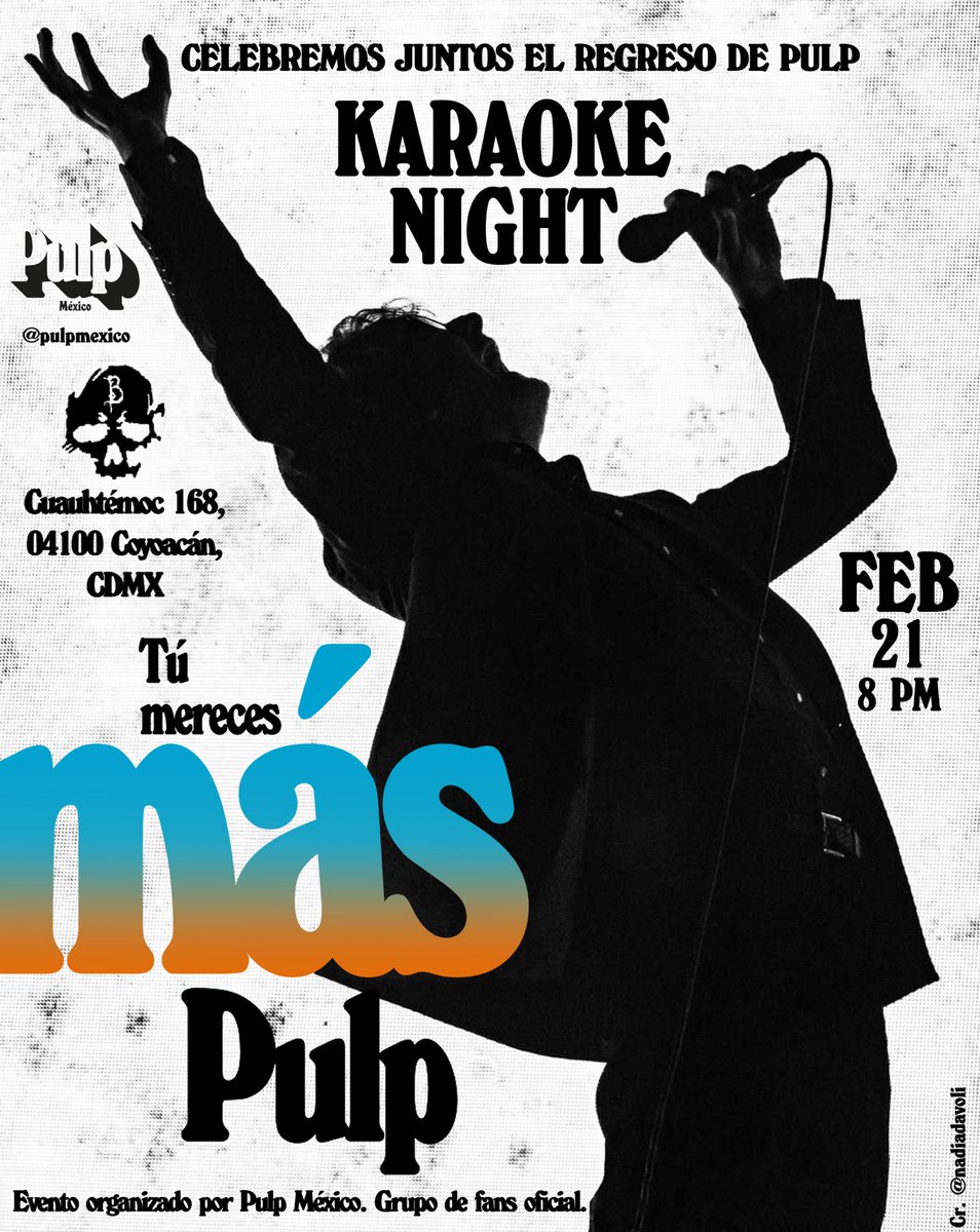 Nos vemos este sábado en Bizarro Coyoacán para celebrar el regreso de <a href="/welovepulp/">Pulp</a> y cantar en el karaoke a todo pulmón Do You Remember the First Time?