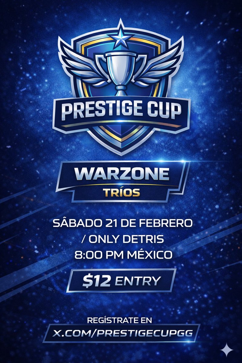 Detris Only

🚫 No Elites
🚫 No top 250

Torneo / Tournament Haven’s

🗓️ Saturday 21st febrero
⏰ 8:00 cdmx / 9:00 Est

17 Teams / 14min
135 MP
$12 Entry x Team
discord.gg/79AfHqJj4