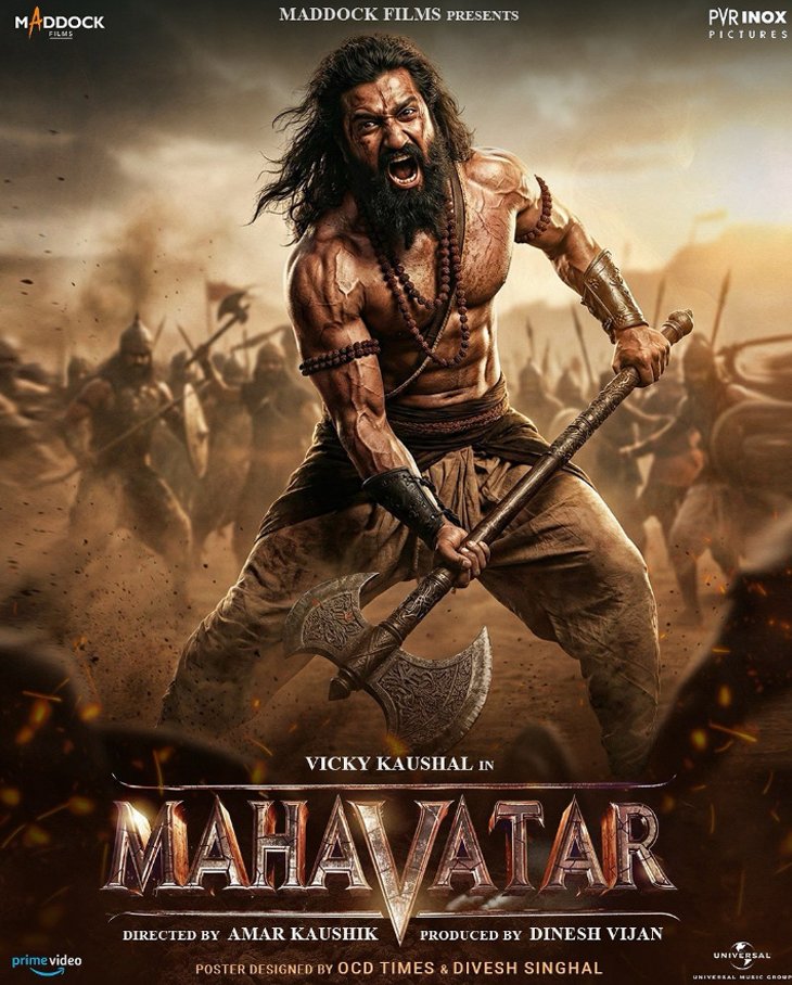 TheAniketDive's tweet photo. Vicky Kaushal’s Parshuram Look Is Pure Rage & Power in Mahavatar! 🔥⚔️#AmarKaushik #DineshVijan
#MaddockFilms #vickeykaushal
#PVRInoxPictures
#UniversalMusicGroup
#AmazonPrimeVideo
#Mahavatar 🔥⚔️ https://t.co/6ndqaj03yE