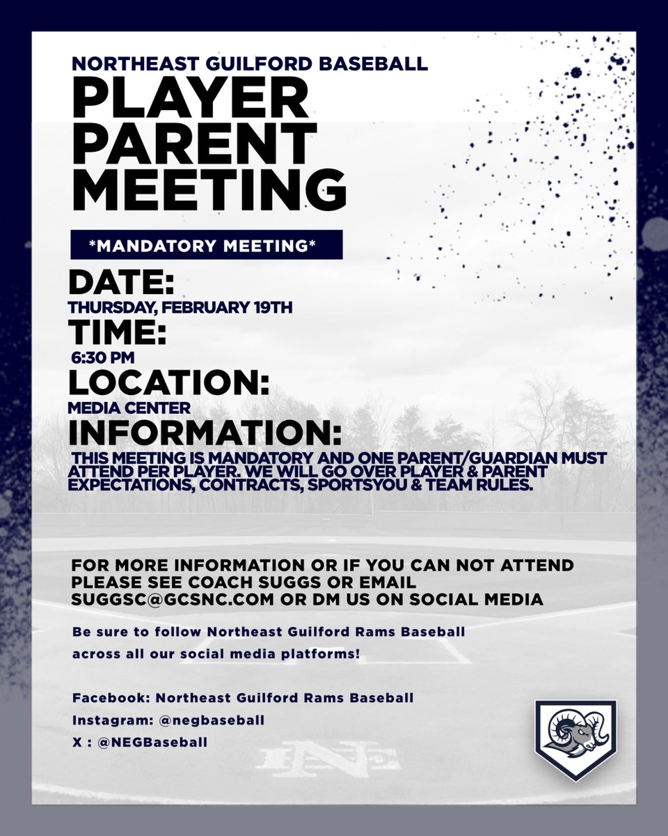 Northeast Guilford Rams Baseball (@negbaseball) on Twitter photo 