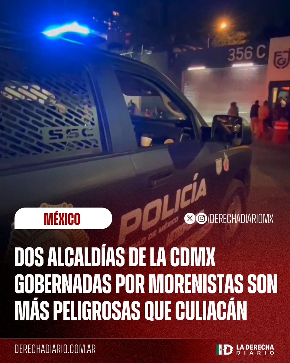 DerechaDiarioMX's tweet photo. 🚨🇲🇽 | De acuerdo con un informe de seguridad oficial, dos alcaldías de la CDMX presentan una mayor incidencia delictiva que Culiacán, epicentro de la narcoguerra del Cártel de Sinaloa: Se trata de Iztapalapa y Gustavo A. Madero, ambas gobernadas por Morena. https://t.co/hE9vVaX3FQ
