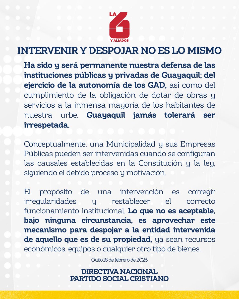 🔴 #COMUNICADO | INTERVENIR Y DESPOJAR NO ES LO MISMO