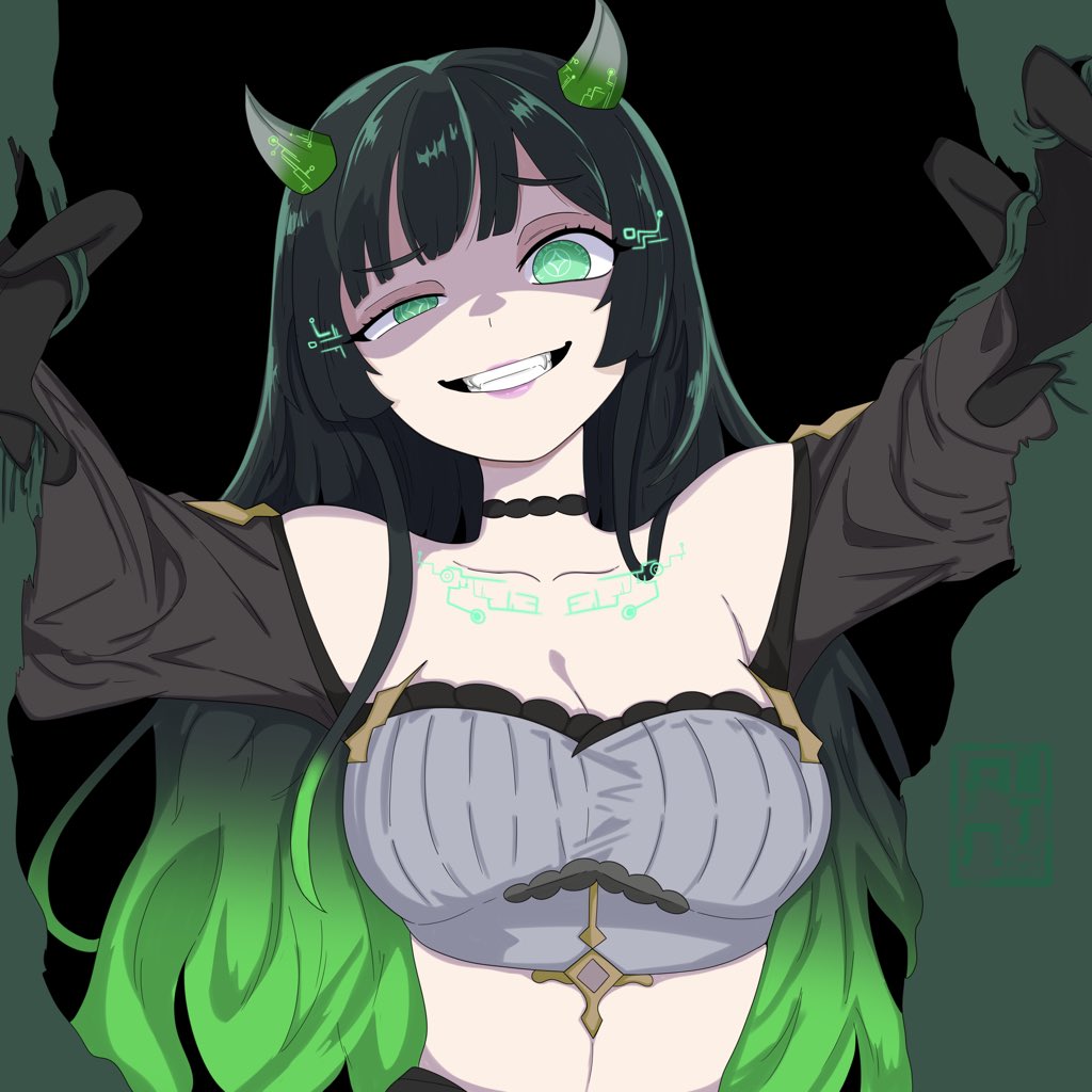 kuroka 🧬 👾 | glitch spirit vtuber tweet media