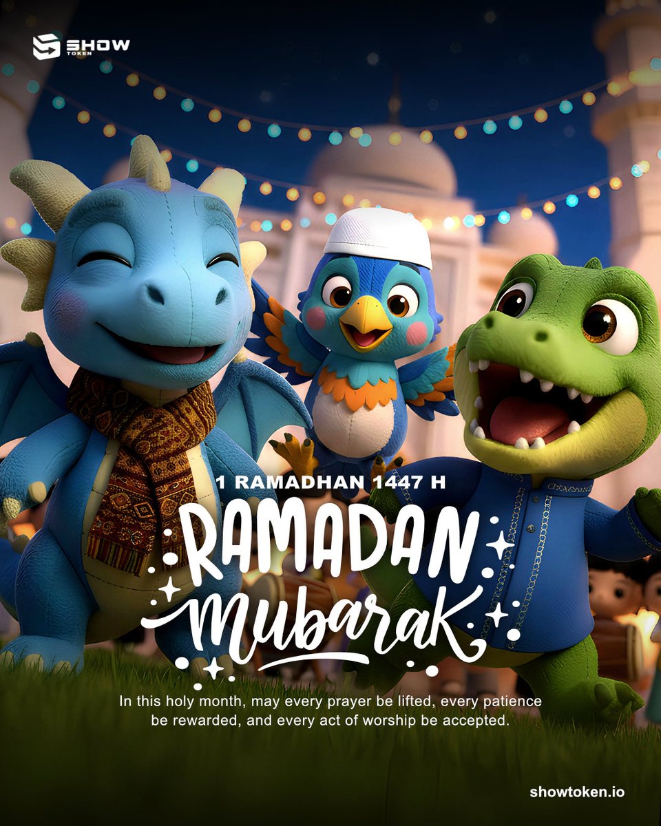 🌙✨ Ramadan Mubarak 1447 H ✨🌙

May this holy month bring peace to your heart, light to your path, and blessings to your home. 🤍
Let every prayer be answered, every patience rewarded, and every good deed multiplied.
Wishing you and your loved ones a joyful, meaningful, and