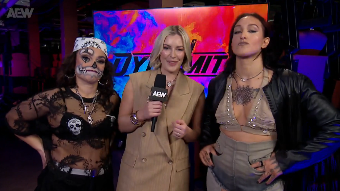 WrestlingCovers's tweet image. THUNDER ROSA IS HERE. #AEWDynamite