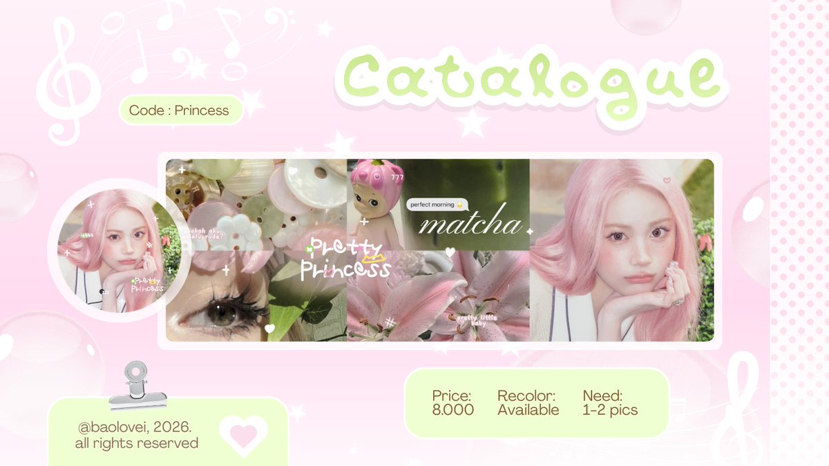 baolovei's tweet image. help repost, terimakasih ♡

nihaoo (˶˃ ᵕ ˂˶) aku membawa layout carmen pink ready stock 🍀💗, bisa kamu miliki dengan harga 8.OOO ketuk dm atau wa untuk menjemputnyaa

kindly mention @ after dm or wa iaa 🫰🏻
🪷 #zonauang #zonaba