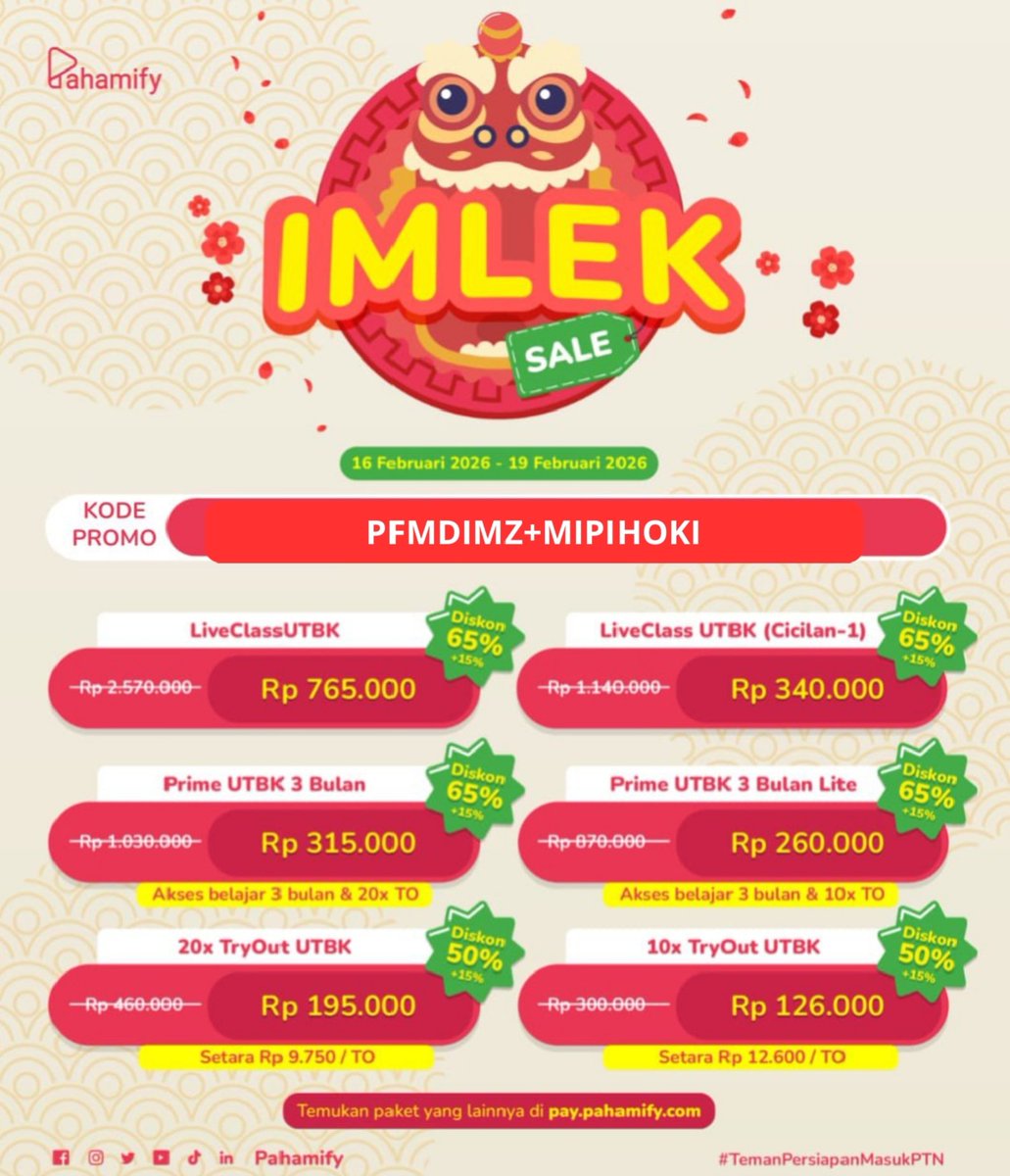 PFMDIMZ | Kode Promo Pahamify tweet media