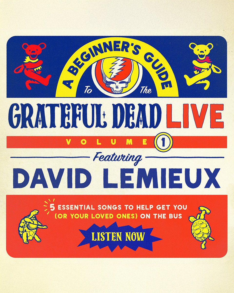 Welcome to the wonderful world of the Grateful Dead live️ ⚡

Now you can tune in to a brand new, episodic series featuring some of our favorite Dead Heads and key members of the community, who will offer five live takes that they would recommend for new fans and their reasons