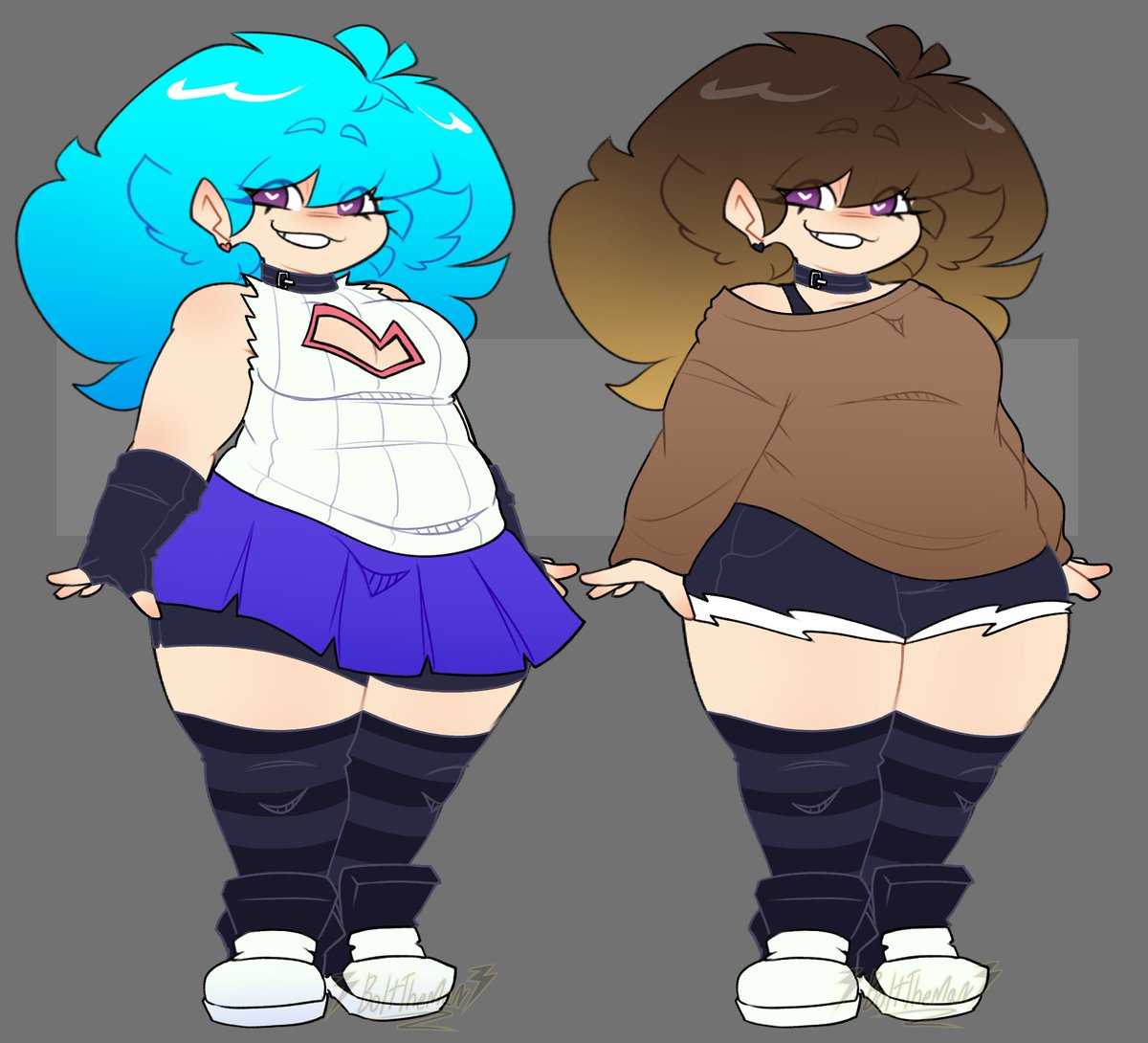 just wanted to see how she'd look in my newer style

#skyblue #creamblue #fridaynightfunkin