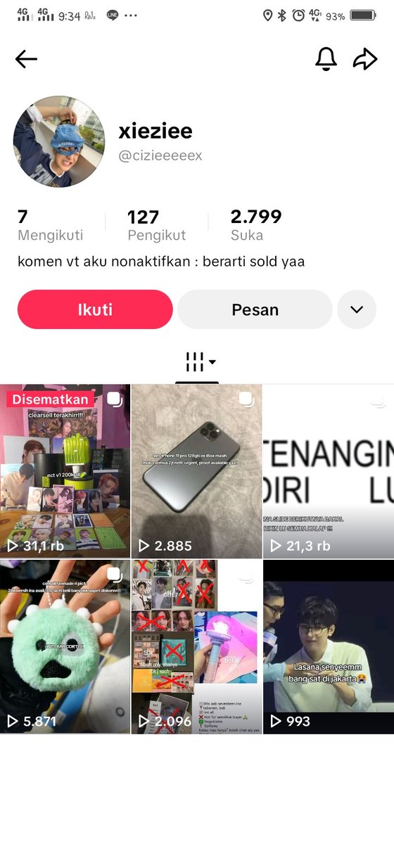 Urat malunya putus gue rasa, bisa-bisanya dia nulis bgini di bio tt nya🥲
Minimal malu woyy <a href="/axaroelleo/">xey💌</a> 

#scam #nipu
