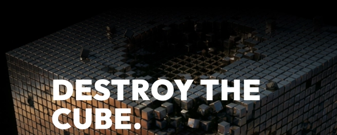 _______formless's tweet image. AI is replacing everyone so I got a job destroying a monolithic space cube for @megacorphq with the role of Void Operator