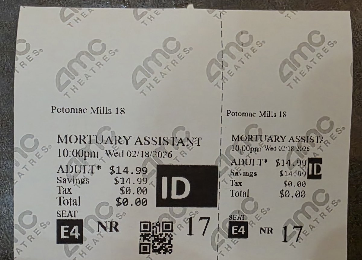 This viewing will be my #22nd 2026 theater movie viewing of 2026 in 2026.

(My Movie count before this: 170 in 2025, 147 in 2024, 120 in 2023. 80 in 2022.141 in 2019. 135 in 2018.107 in 2017.)

Don't forget to check out my IG page with more precise movie check-ins: Ig@rarereferee