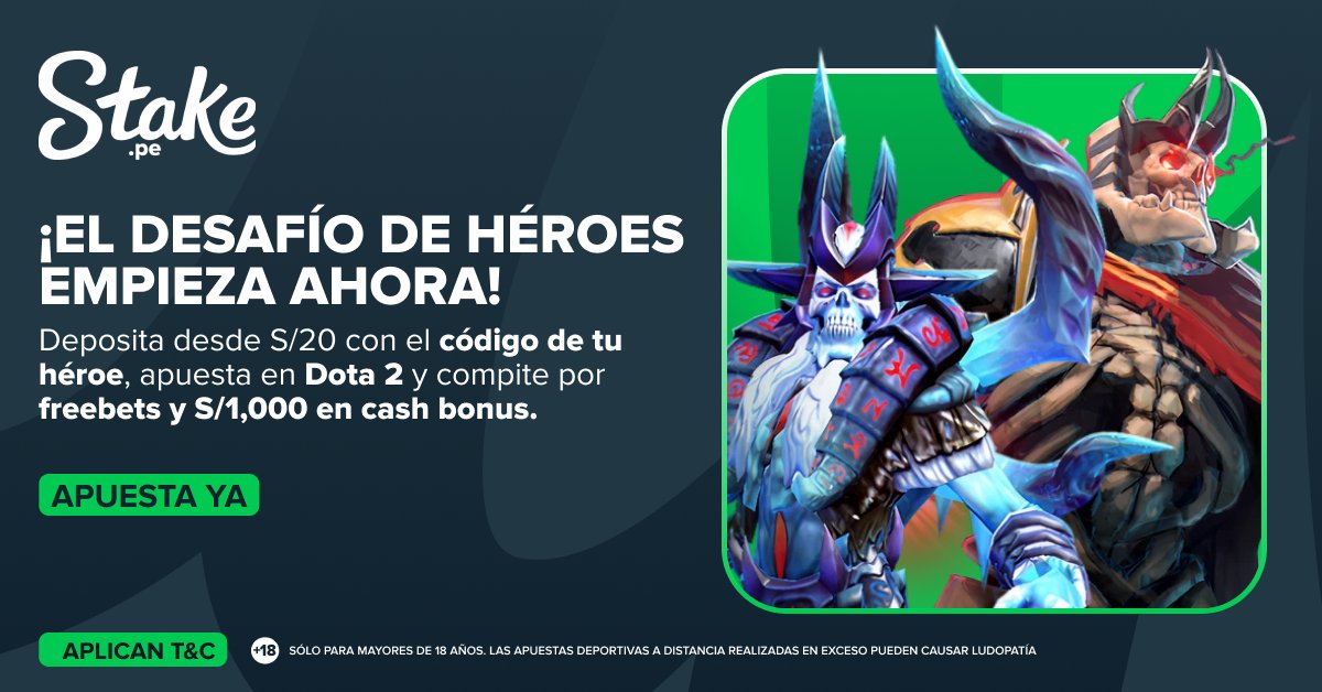 ¿Carry, Mid o Support? ¡Llegó el Desafío de Héroes de #Dota2! ⚔️

👉🏻 Elige a tu héroe, suma puntos con tus apuestas y lleva a tu equipo a la cima en este torneo semanal 🔝

Aplican T&amp;C: bit.ly/4coQAd8
