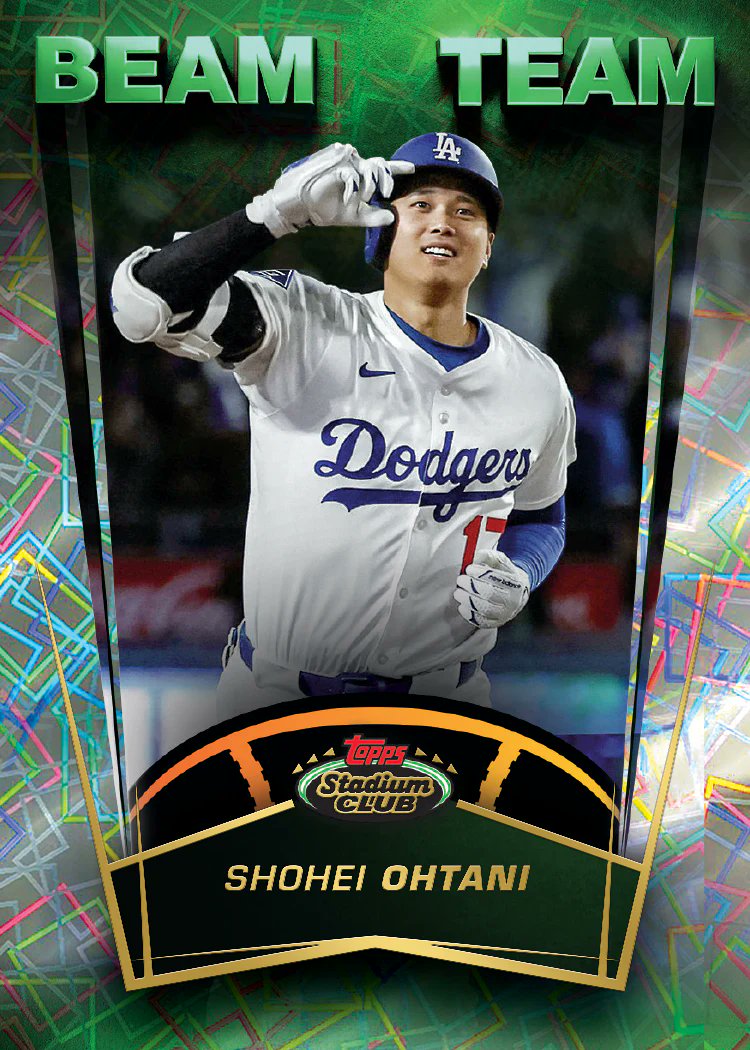 ⚾【MLB 2025 TOPPS STADIUM CLUB 】 躍動感あるフルブリードデザイン 