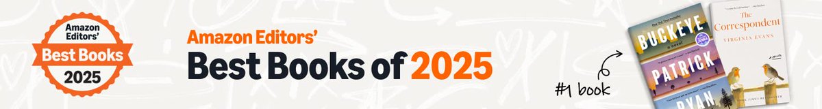 Stevo4747's tweet photo. Here are #Amazon's Best #Books, #fiction and #nonfiction, of 2025. Congratulations to #PatrickRyan on #Buckeye, the pick for the best book of the year. Get the list here: https://t.co/YKsXRq7eZH #ad #StevosNovelIdeas https://t.co/OW4ULuAhQZ