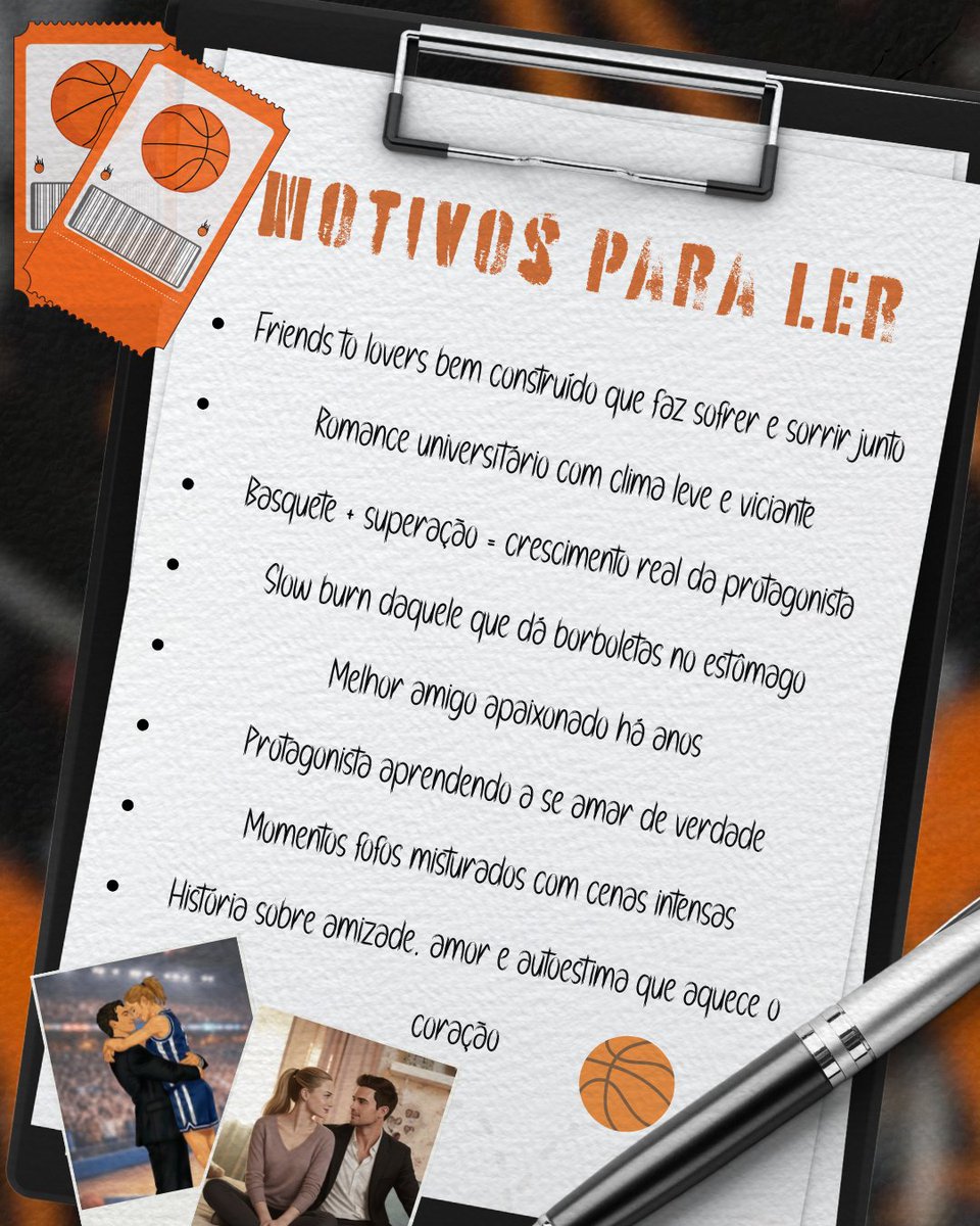 LoveBook_S2's tweet photo. 🏀 LANÇAMENTO 🏀

📖 Minha Antiga Tentação - M. Catossi

💞 Friends to lovers
🏅 Romance com esporte
🔥 Slow burn
🎓 Romance universitário

🧡 Disponível gratuitamente pelo Kindle Unlimited 
https://t.co/wBWUgRhvei

#RomanceComEsporte #Amazon #KindleBooks #Livros https://t.co/fXVH4ROD1P