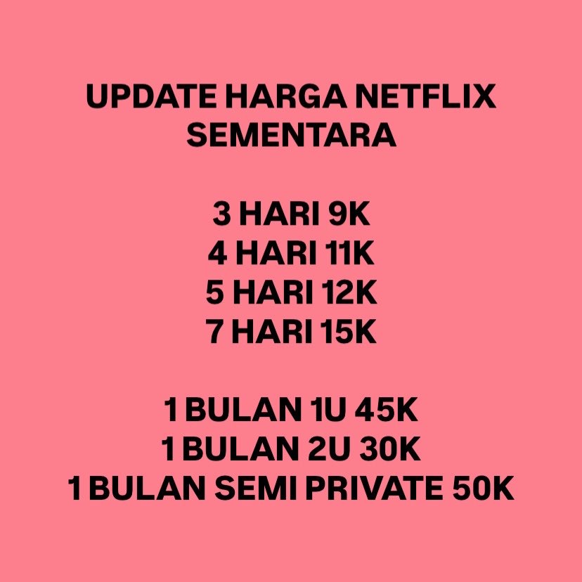 lisabus33's tweet image. WTS WTB JUAL BELI SHARING PRIVATE LANGGANAN APLIKASI PREMIUM MURAH BERGARANSI NEED FAST

nětflix chātgpt vīu hbo max amazōn prīme viděo iqīyi cāpcut prō yoūtube wètv vīdio plātinum youkū bstātion disney canva spotify sewa zoom

🎀 wa.me/6285956687981

#zonauang trus63?!imeo