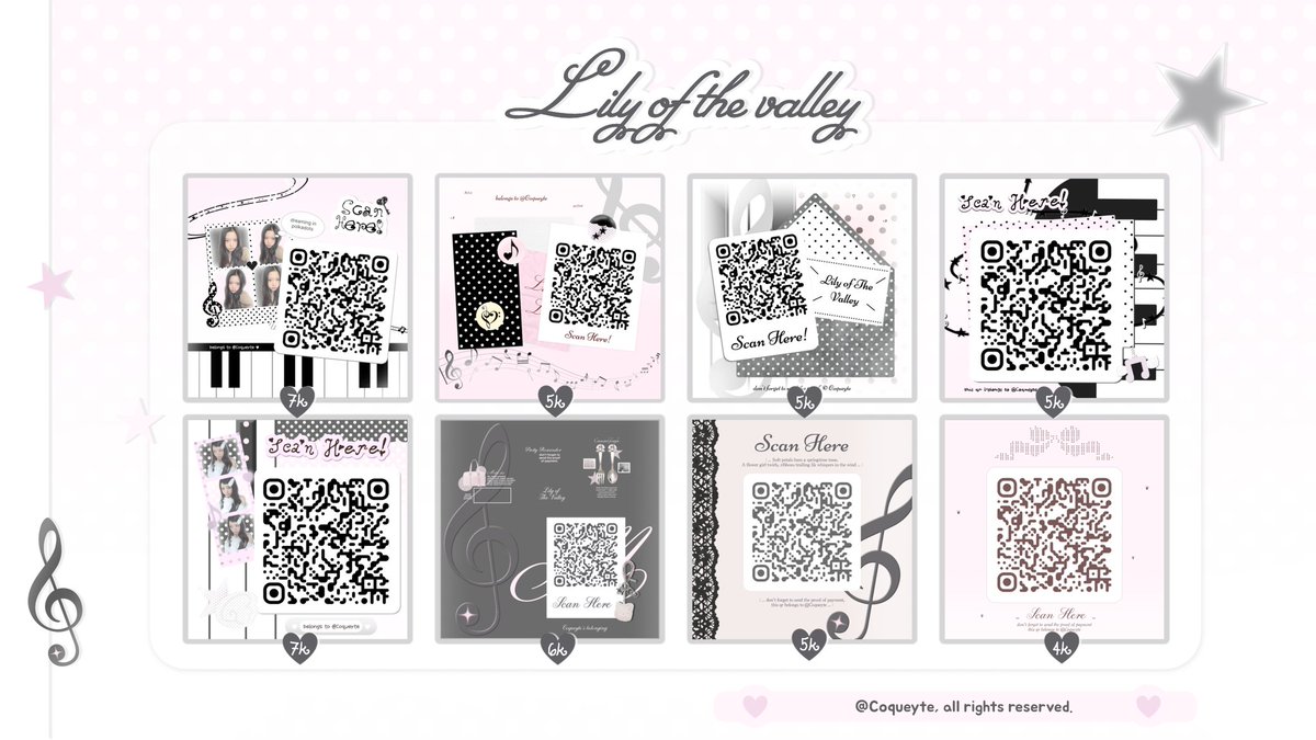 Coqueyte's tweet image. help  repost?  thank  you!  ♥︎  #zonauang

░ ₊˚ ‧ ♪  hi! karena sudah memasuki awal bulan ramadhan, Lily mau mengadakan DISKON 10% untuk semua katalog qr deco Lily dengan min. pembelian 5k! avail untuk sponsorship juga yaa. 🪽🎼