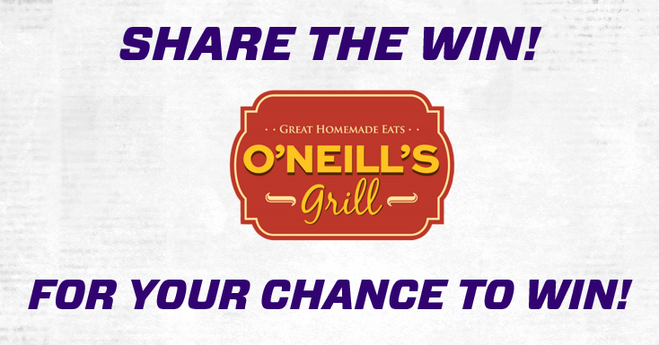 JMUMBasketball's tweet photo. JMU Fans! With tonight’s win, you have the chance to win a @ONeillsGrill  gift card! 

Share this graphic to win, one lucky winner will be announced tomorrow! https://t.co/0rY9ThZ0f3