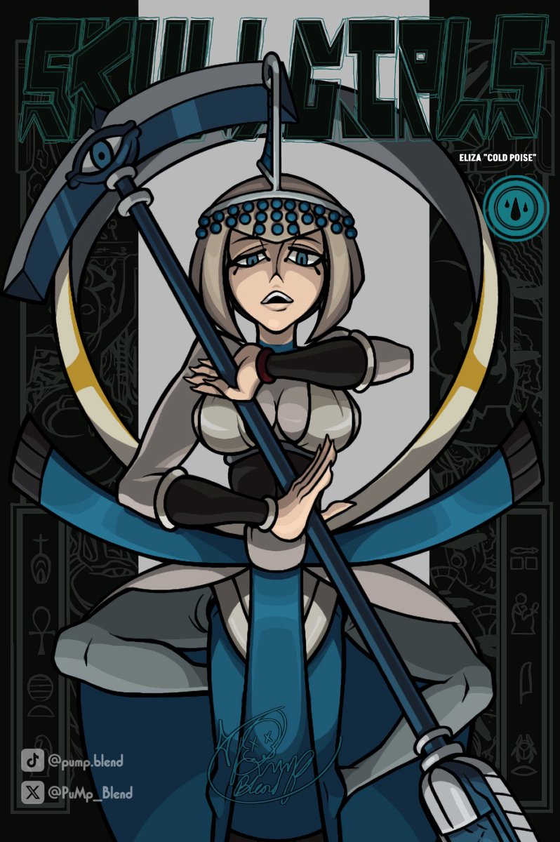 Eliza as Gachiakuta manga cover 

#GACHIAKUTA #Skullgirls #fanart #art