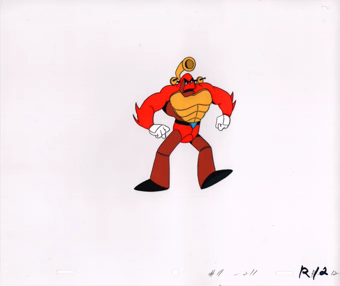 Adventures of Sonic The Hedgehog Animation Cel Scans of Band Member, Catty Carlisle, Scratch and Grounder and M.D. from episode 11 Sonic's Song.