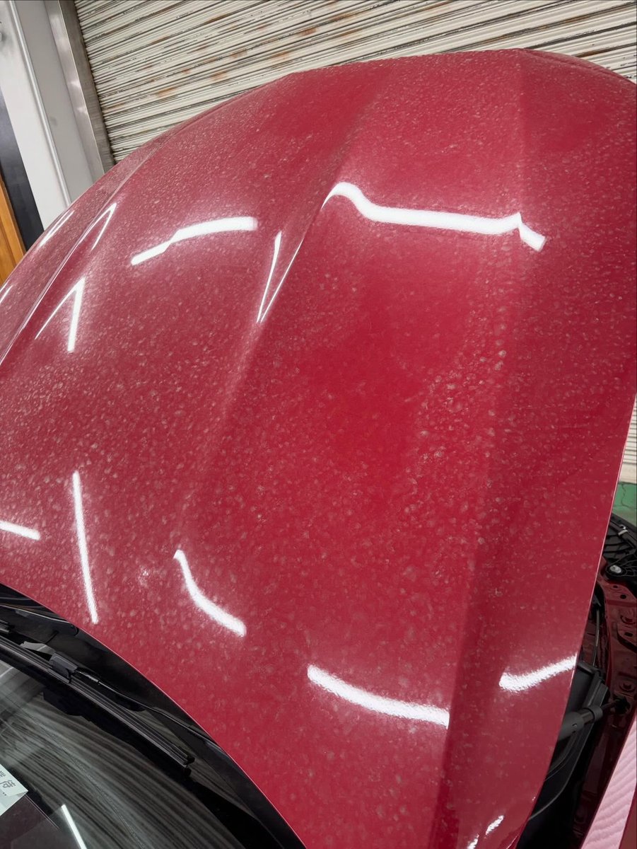 Carpenter144328's tweet photo. 洗車だけでは取れ��いくすみ・水ジミ・細かいキズ。
今回はウールバフでしっかり下地調整してからEXキーパー施工。
赤は特にごまかし効かない。
だからこそ下地が命。
艶の深み、映り込み、触り心地。
全部変わります。
他社コーティングからの再施工OK
年式不問
気になる方はDMください
#keeper  
#EX https://t.co/GsyyU2cJ9y