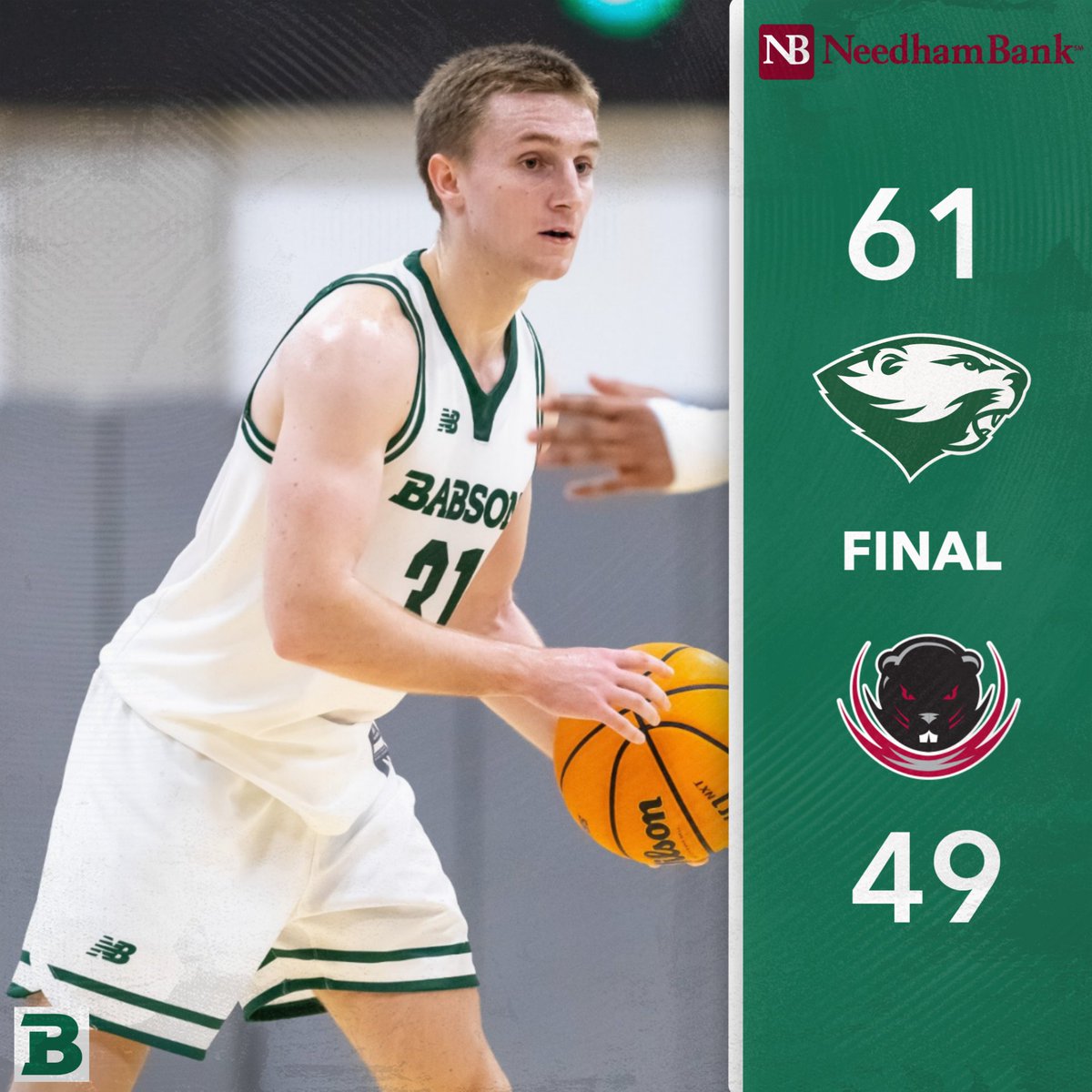 Babson Athletics tweet media