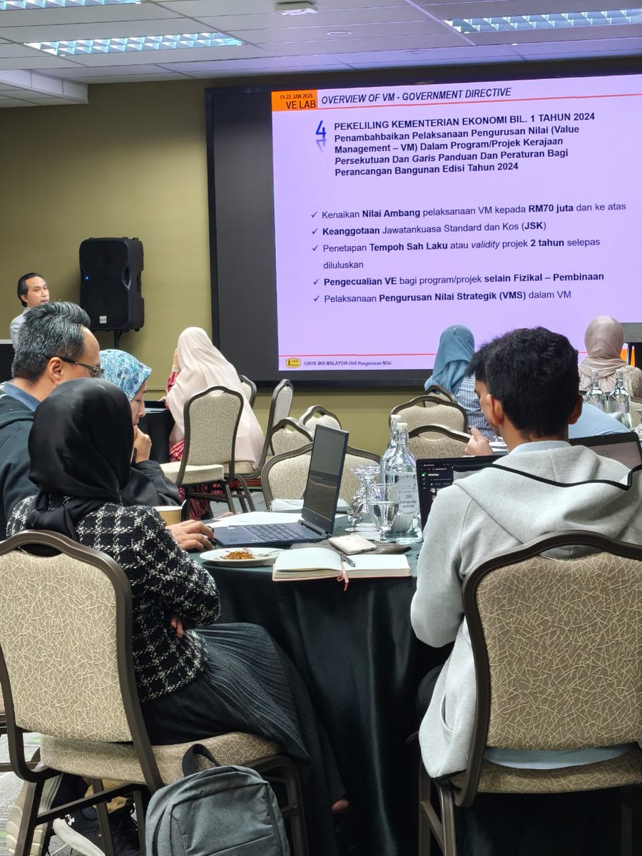 uvm_jkr's tweet photo. 10-13 Februari 2026 Kajian Value Engineering (VE) bagi  projek
@KKMPutrajaya 
@CKK_JKR
yang dimudahcara oleh pasukan fasilitator

@uvm_jkr
@JKRCPAB

@IPJKR_Official

@RoslanisE

@JkrMaria

@RbSafarina

#IamJKR #KitaJKR #JKRsynergy #JasaKepadaRakyat https://t.co/irm14MkpwH