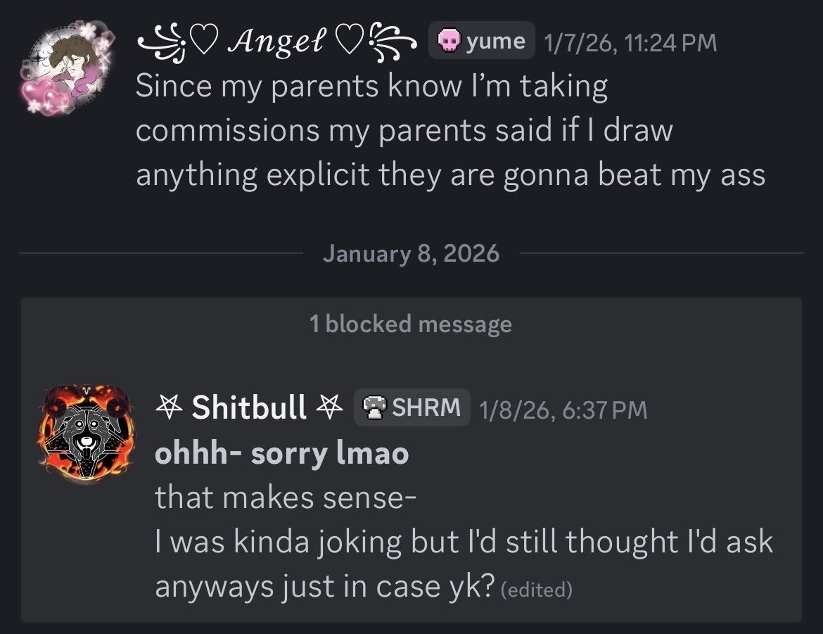 Oh look, three fully clothed adults vs you asking a 15 yo for straight up porn