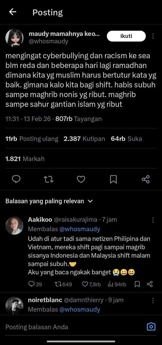 Saatnya pembagian shift 😁😁 #SEAblings #Knetz