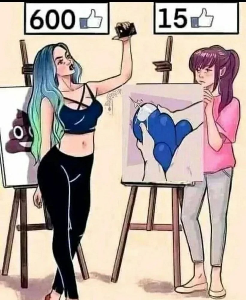 Esta es la terrible realidad que se vive en el mundo del arte 😔👇