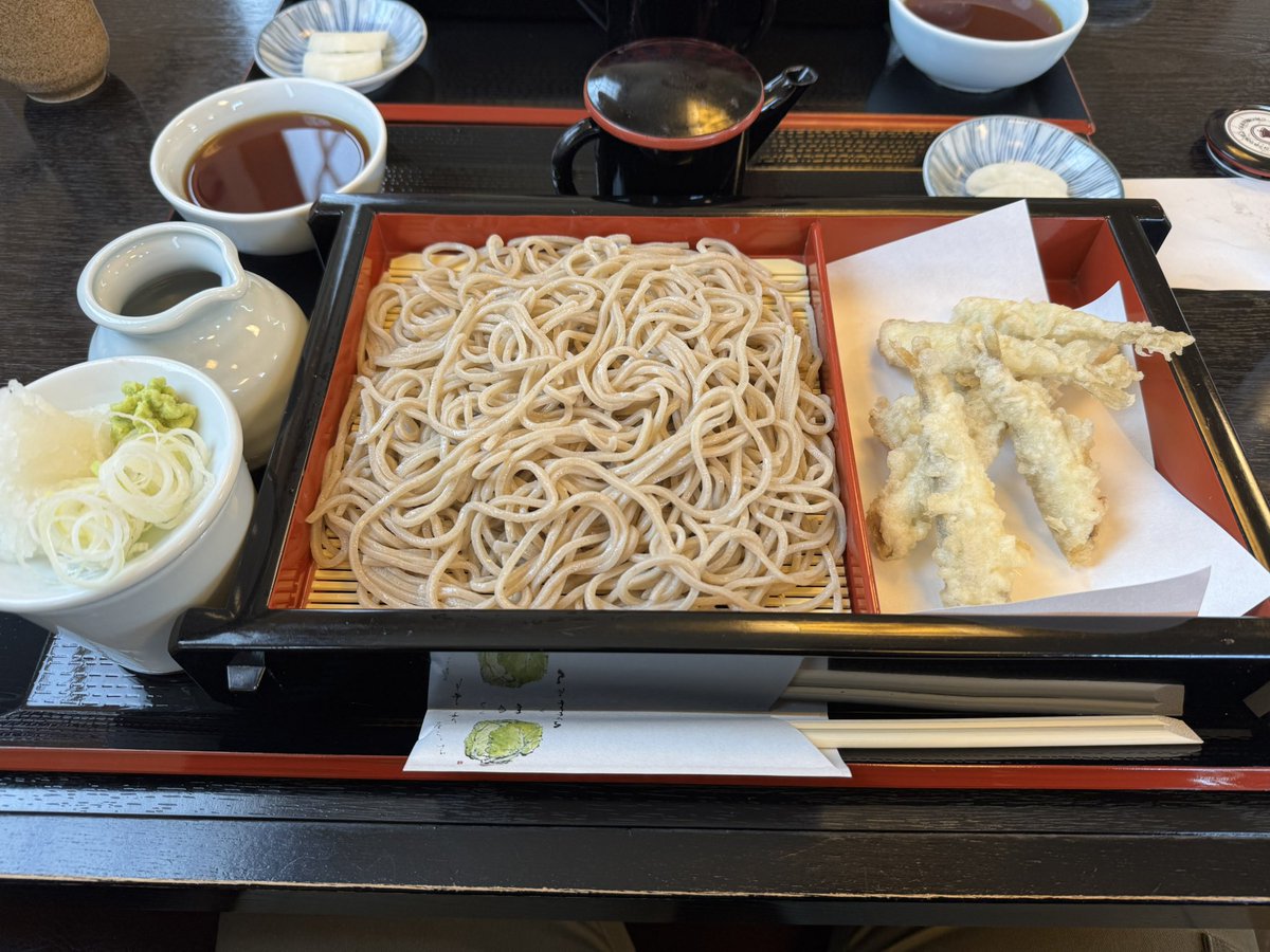 ワカサギ天せいろ美味美味🎶
