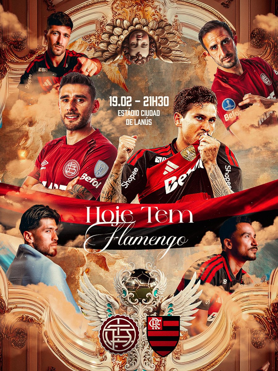 #HOJETEM MENGÃO DE OLHO NA CONQUISTA DA RECOPA! O MAIS QUERIDO ENFRENTA O LANÚS E VAI EM BUSCA DE UM GRANDE RESULTADO NA PARTIDA DE IDA DA DECISÃO, EM SOLO ARGENTINO! VAI PRA CIMA DELES, MENGOOOOOO! 🟥⬛️ 

#LANxFLA