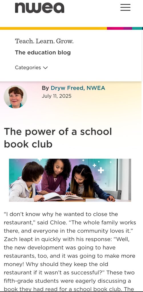 emytomita's tweet photo. https://t.co/NxjjySFNbv… Great day providing feedback & conferring with students. Thankful 4 @magicschoolai for the quick turnaround. Kids are really enjoying #theirchoice of novel. #SmallGroup #BookClub #abovegradelevel Let's keep pushing them higher & higher. #Tier2 https://t.co/EPyyQAFeNL