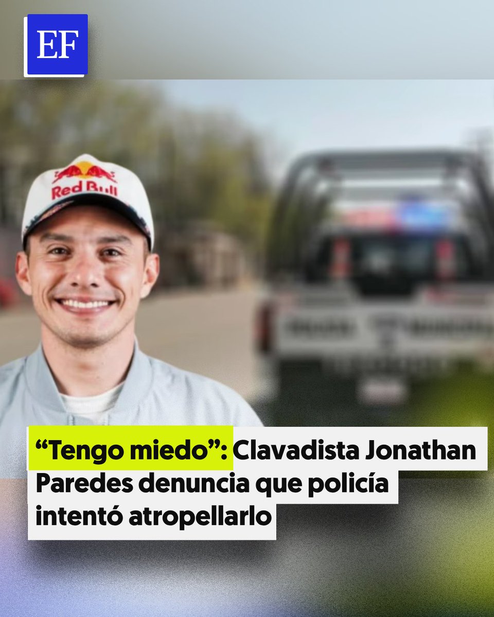 🚴‍♂️🥺 Jonathan Paredes, clavadista mexicano de altura, acusa a un policía de intentar atropellarlo elfinanciero.com.mx/deportes/2026/…