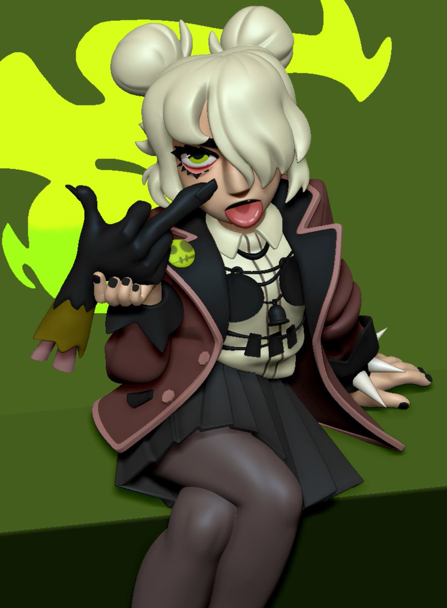 Graves sculpt based off the amazing work of <a href="/twosipsofbleach/">2Sips (Commissions OPEN)</a>