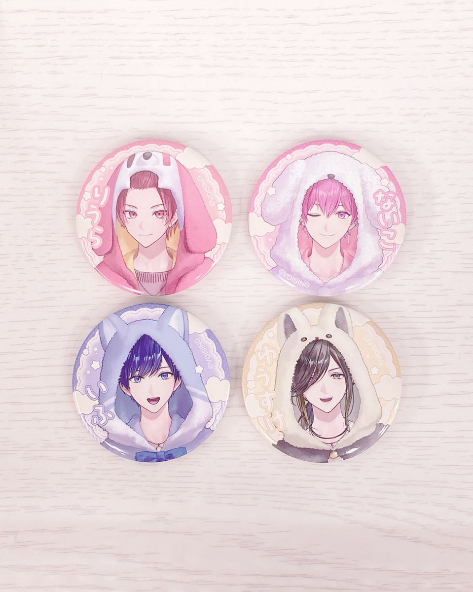 🎀入荷情報🎀 いれいす りうら ないこ if 悠佑 缶バッジ 配信衣装の缶