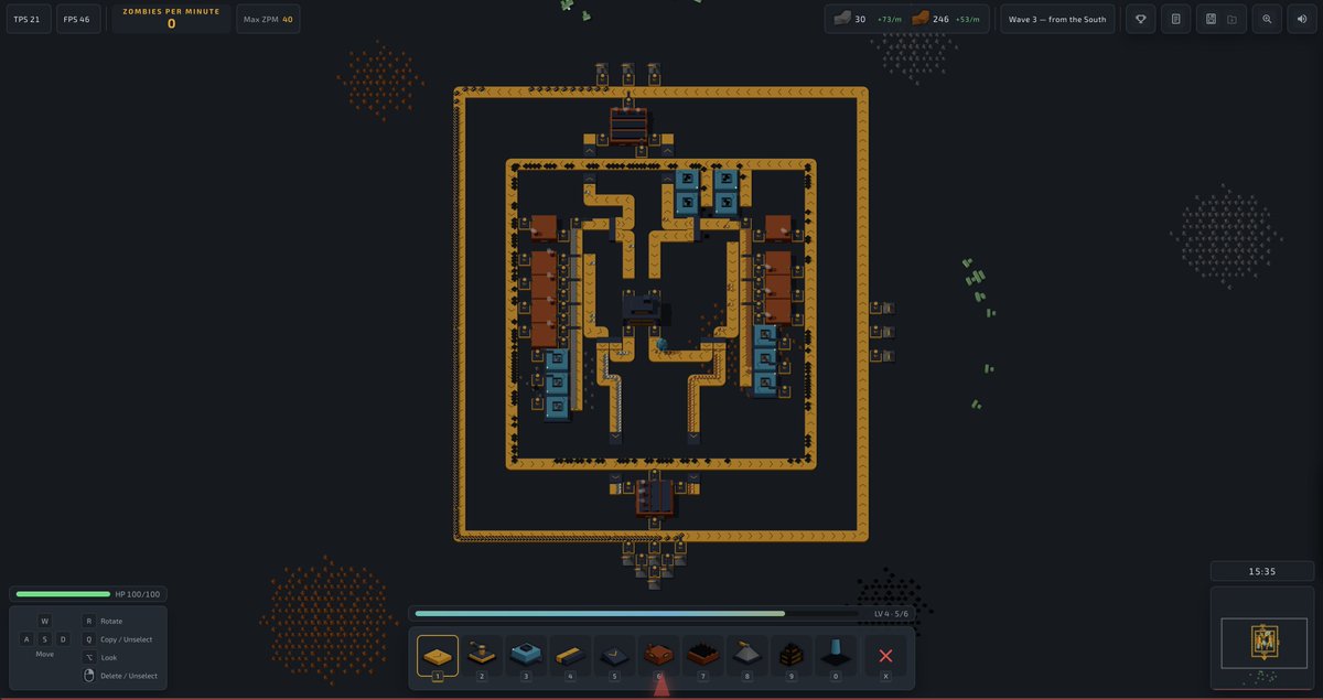 if you haven't already, go play 
zombiesperminute.com
by <a href="/NicolasZu/">Nicolas Zullo</a> 

SUPER FUN once you get the hang of the system. Then OPTIMIZING... had a mentalgasm lol. Can you beat my new high score 🤭
(can you tell I'm an architect lol - only sharing starter formation, don't copy!)