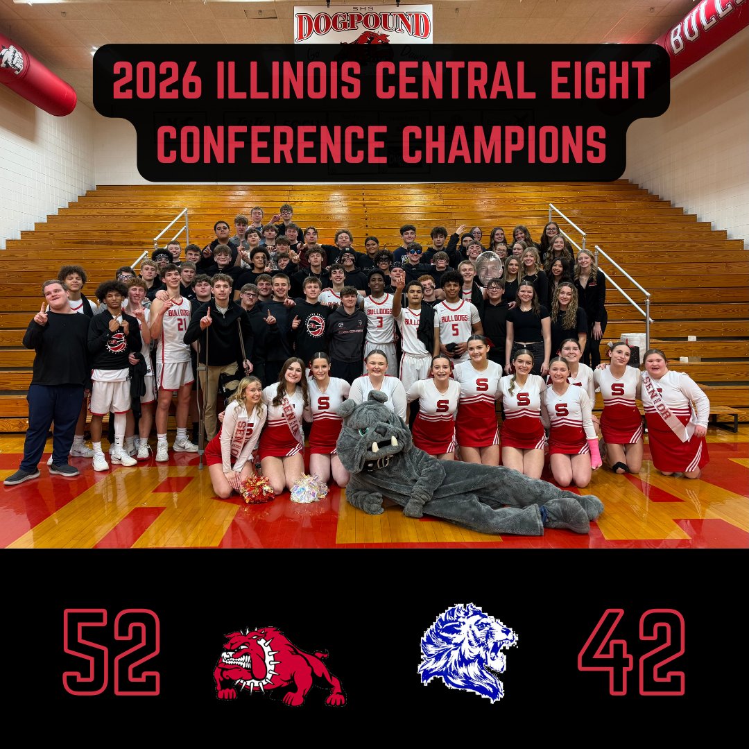 🏆 2026 Illinois Central Eight Conference Champs!

Streator 52
Lisle 42

Bulldogs clinch the out-right conference championship with a senior-led effort on Senior Night. Led 21-13 at half. Trailed 30-28 after 3Q. Exploed for 24 points (and made FTs!)  in the 4th quarter to seal