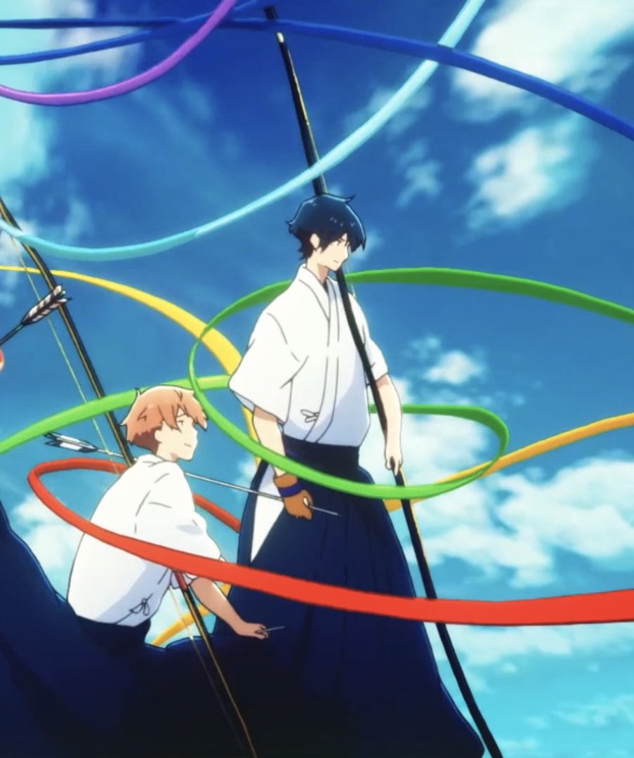 cmfnfld's tweet image. 2기 오프닝 보면
세이야랑 나나오는 각각 초록색 , 빨간색 끈에 감겨있는게
아네네잘알겟습니다네네만수무강백년해로하십시오