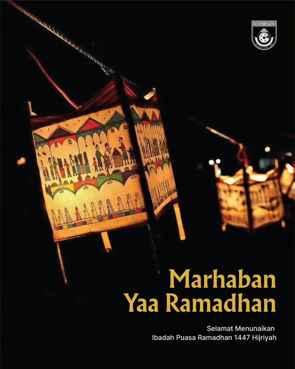 Marhaban Yaa Ramadhan 1447 Hijriyah ⭐🌙

Selamat menunaikan Ibadah Puasa Ramadhan bagi rekan-rekan Ultras Gresik dan Ultrasista. 

Semoga Ramadhan ini membawa keberkahan, kedamaian dan ampunan bagi kita semua.

#GresikUnited #LaskarJokoSamudro #RamadanKareem #1447H